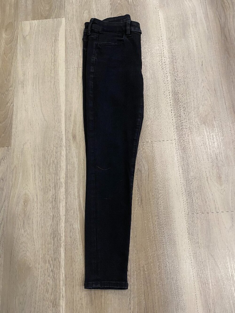 American Eagle Next Level Stretch Black Jeggings Size 6 Short Petite Skinny Jean - Picture 3 of 9